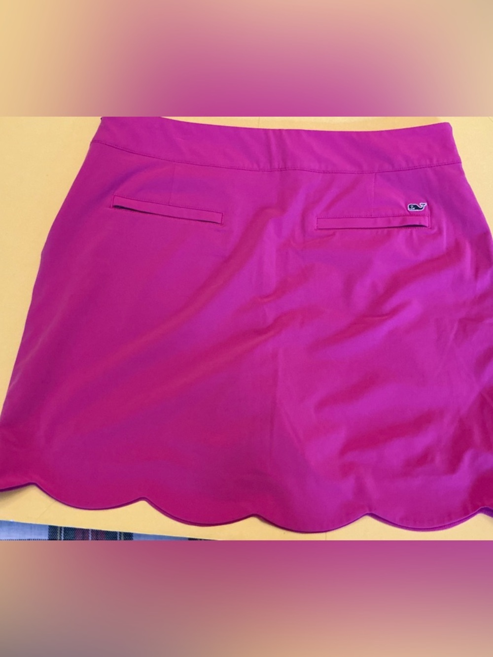 Vineyard Vines pink scallop skort skirt sz 10 - Picture 3 of 7